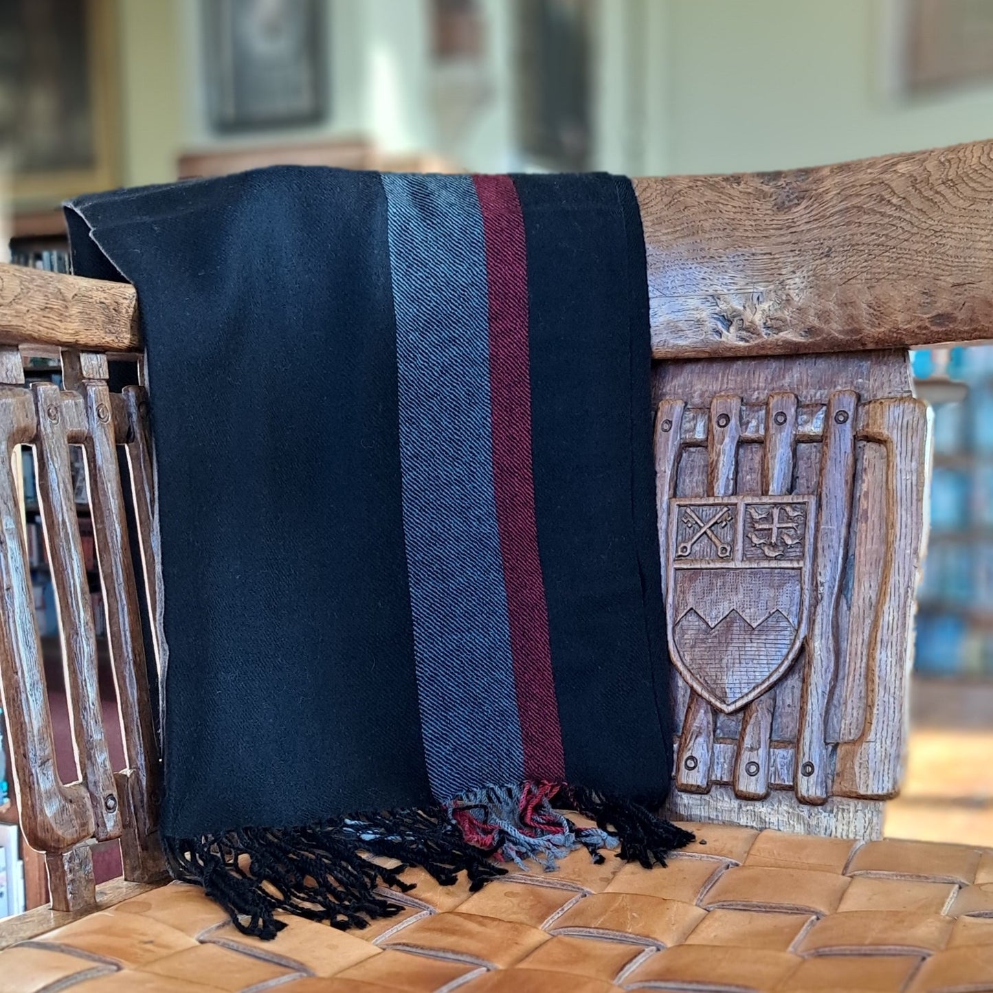 Old Amplefordian Wool and Silk Scarf