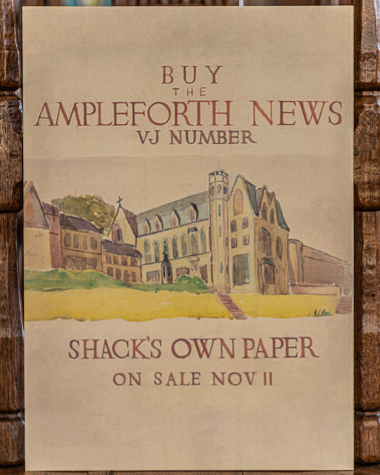 1940s Ampleforth News Poster - SHACK