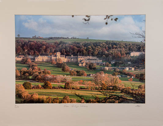 From Gilling Woods - Ampleforth Abbey and College Print